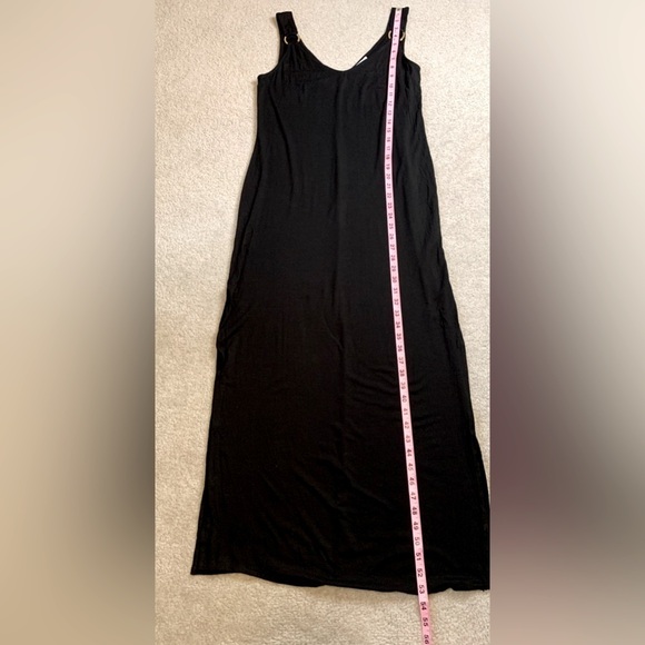 NWT Green Envelope Women Black Maxi Dress Size Small - Picture 7 of 7